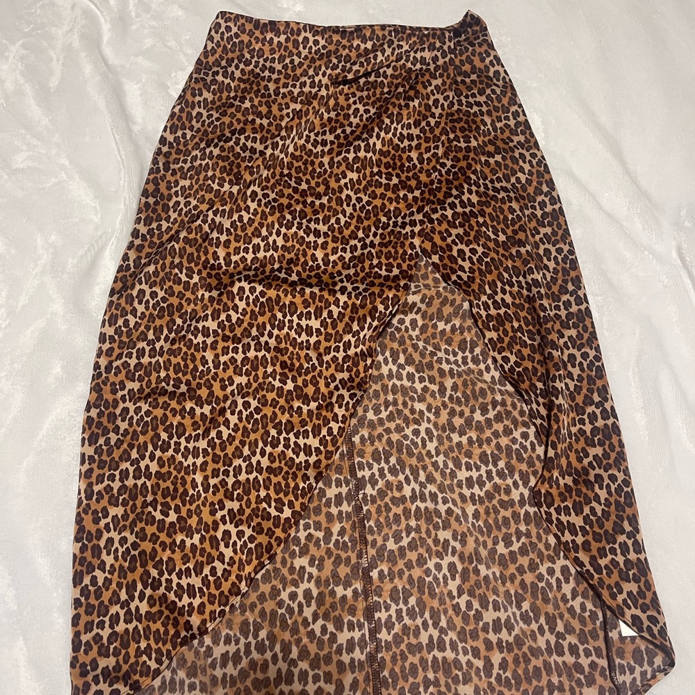 Cheetah print skirt